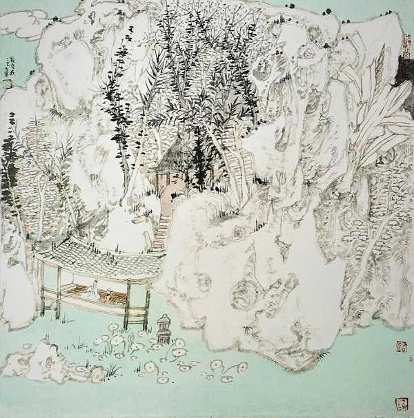 【艺术展览】观自在——九君广州艺术周展作品精选，九君，原名孙修辉，中国美术家协会会员，中国国家画院卢禹舜工作室画家，中国水墨画学会副秘书长，江苏省美术家协会会员‘