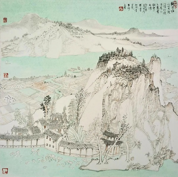 【艺术展览】观自在——九君广州艺术周展作品精选，九君，原名孙修辉，中国美术家协会会员，中国国家画院卢禹舜工作室画家，中国水墨画学会副秘书长，江苏省美术家协会会员‘