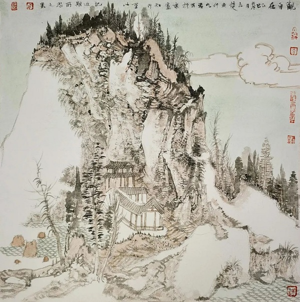 【艺术展览】观自在——九君广州艺术周展作品精选，九君，原名孙修辉，中国美术家协会会员，中国国家画院卢禹舜工作室画家，中国水墨画学会副秘书长，江苏省美术家协会会员‘