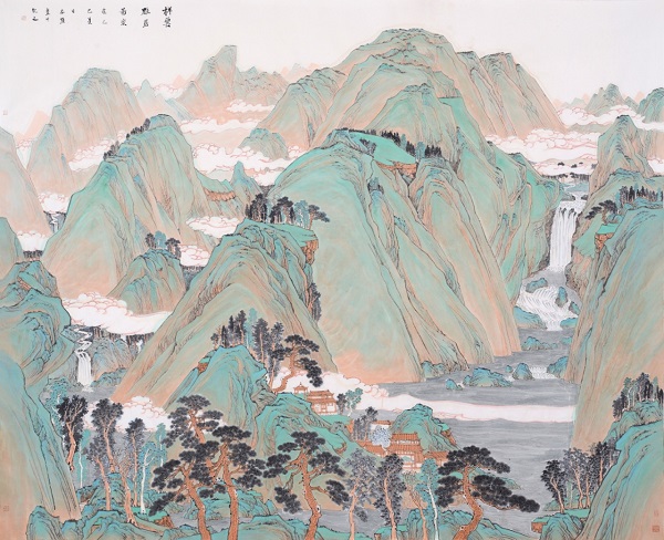 从和樾艺术馆走向佛罗伦萨—靳志强水墨艺术展在藁城举行  丝路文化  水墨艺术  