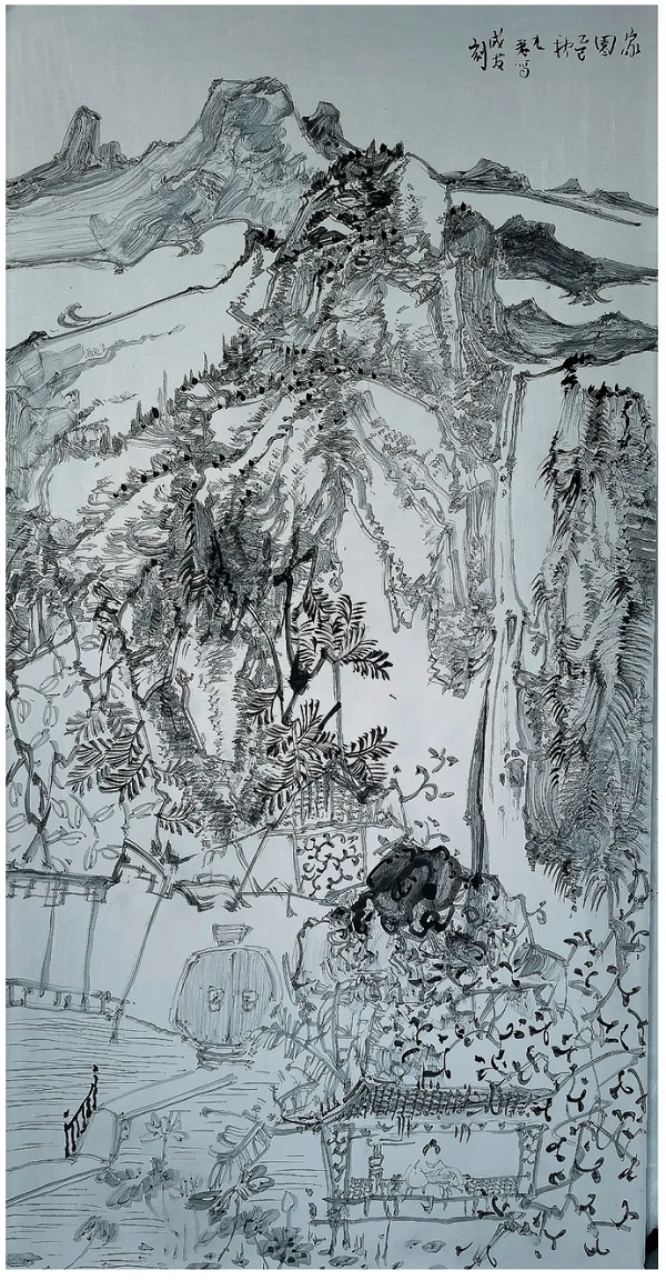 九君绘画的美学特质与精神境界  一带一路  丝路文化  九君绘画 书画艺术 