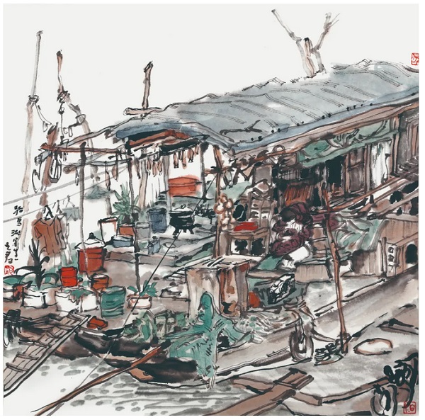九君绘画的美学特质与精神境界  一带一路  丝路文化  九君绘画 书画艺术 