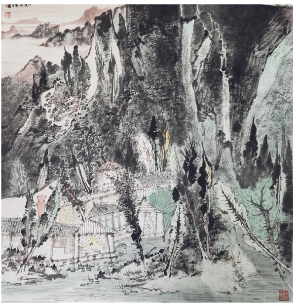 九君绘画的美学特质与精神境界  一带一路  丝路文化  九君绘画 书画艺术 
