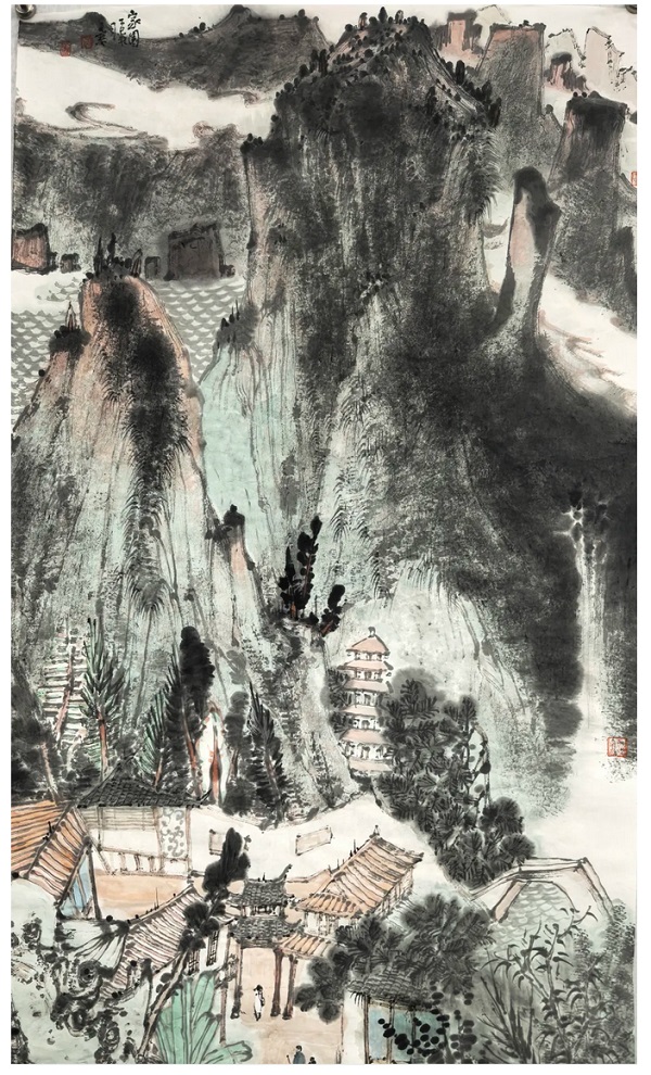 九君绘画的美学特质与精神境界  一带一路  丝路文化  九君绘画 书画艺术 